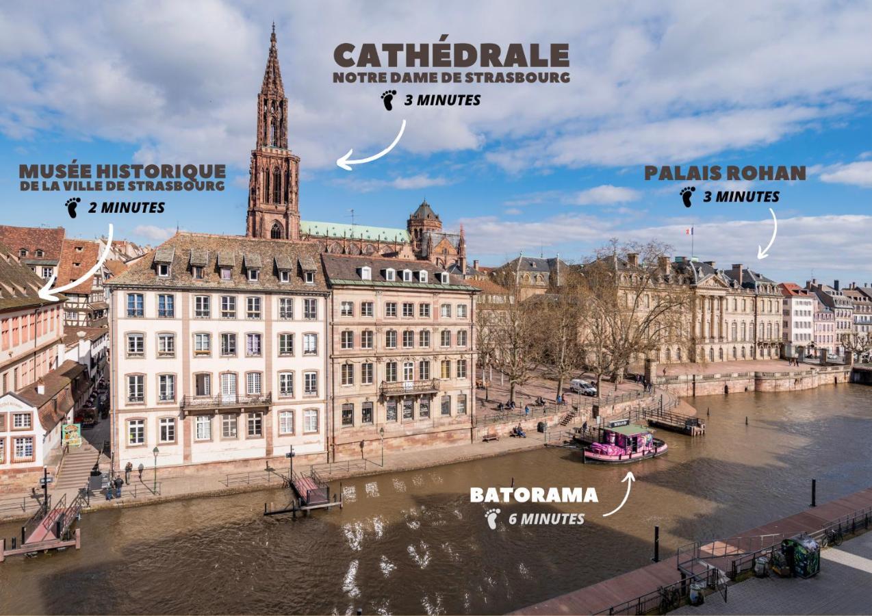 Le Batelier - Hyper-Centre, Vue Unique Cathedrale Apartment สตราสบูร์ก ภายนอก รูปภาพ