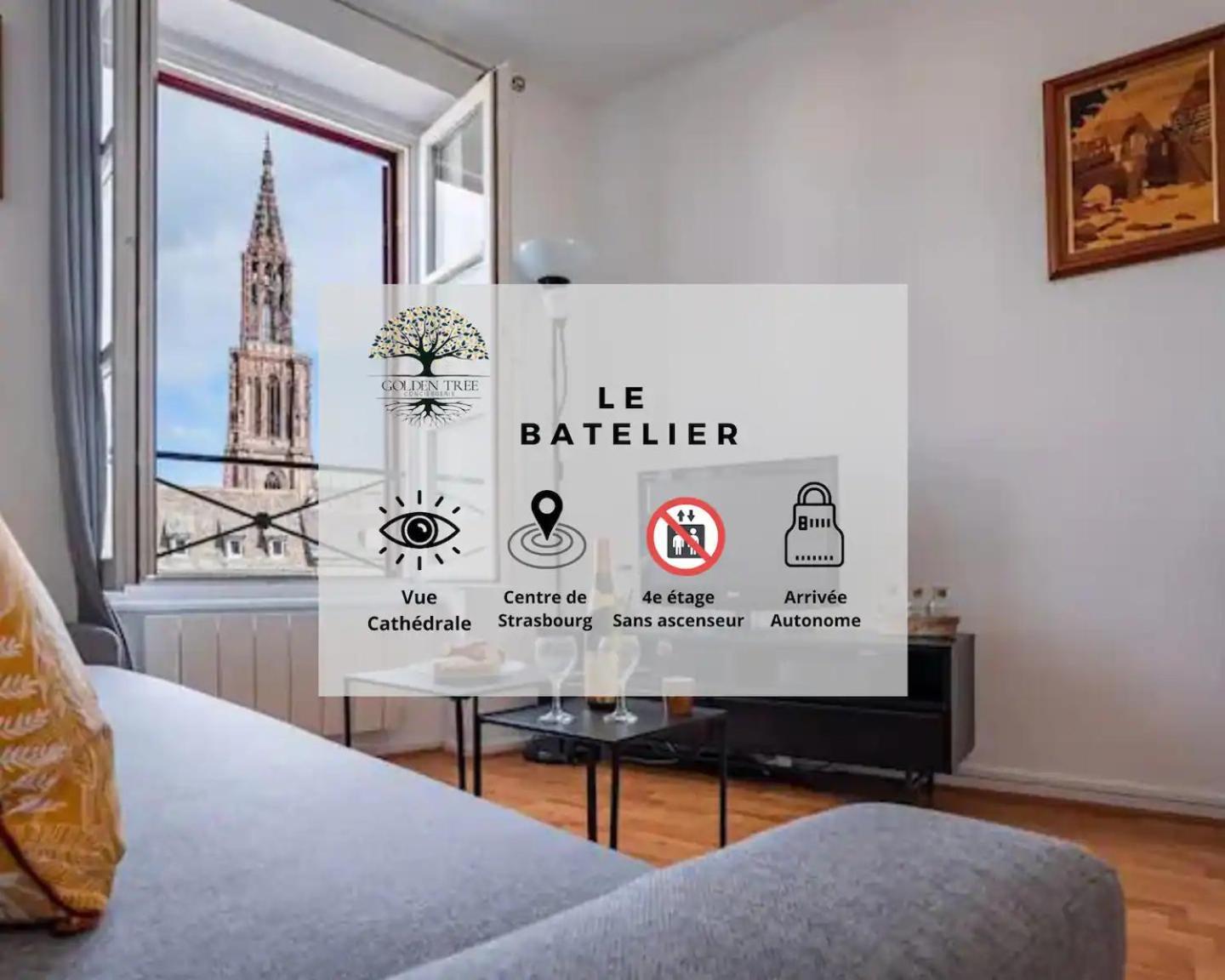 Le Batelier - Hyper-Centre, Vue Unique Cathedrale Apartment สตราสบูร์ก ภายนอก รูปภาพ